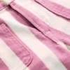 Patch Pocket Straight Jeans Pink/Ivory Stripe Patch Pocket Straight Jeans Pink/Ivory Stripe