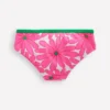Patterned Bikini Bottoms Festival Pink Daisy