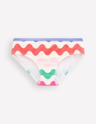 Patterned Bikini Bottoms Multi Wave