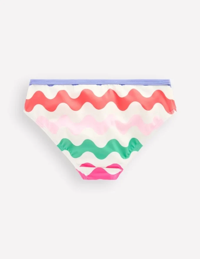 Patterned Bikini Bottoms Multi Wave