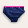 Patterned Bikini Bottoms Rainbow Foil Confetti Spot