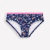 Patterned Bikini Bottoms Sapphire Blue Meadow Floral