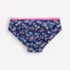 Patterned Bikini Bottoms Sapphire Blue Meadow Floral