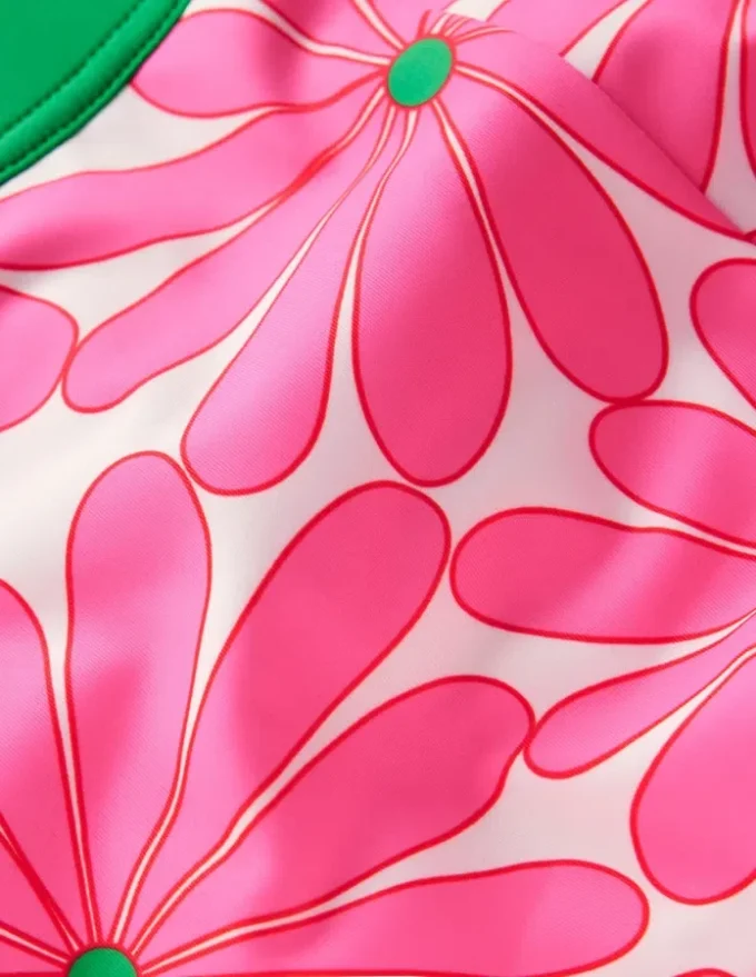Patterned Swim Shorts Festival Pink Daisy Patterned Swim Shorts Festival Pink Daisy