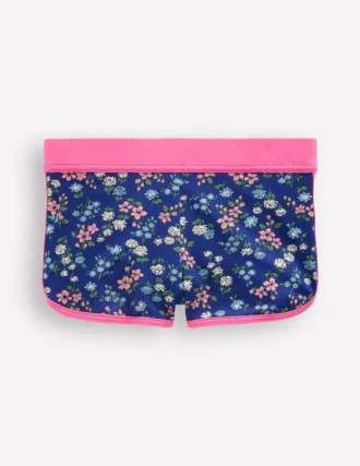 Patterned Swim Shorts Sapphire Blue Meadow Floral