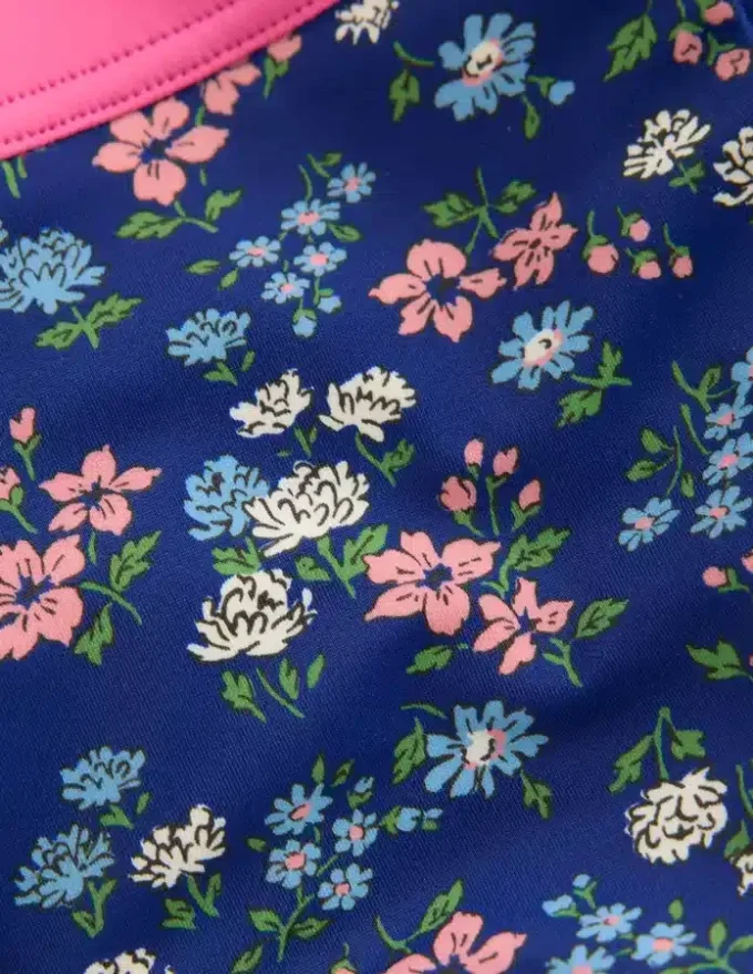 Patterned Swim Shorts Sapphire Blue Meadow Floral Patterned Swim Shorts Sapphire Blue Meadow Floral