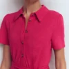 Patti Short Jersey Shirt Dress Sweet Cherry Patti Short Jersey Shirt Dress Sweet Cherry
