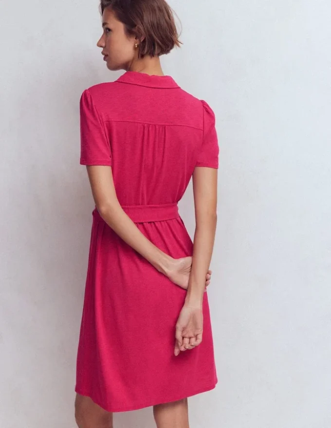 Patti Short Jersey Shirt Dress Sweet Cherry Patti Short Jersey Shirt Dress Sweet Cherry