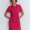 Patti Short Jersey Shirt Dress Sweet Cherry Patti Short Jersey Shirt Dress Sweet Cherry