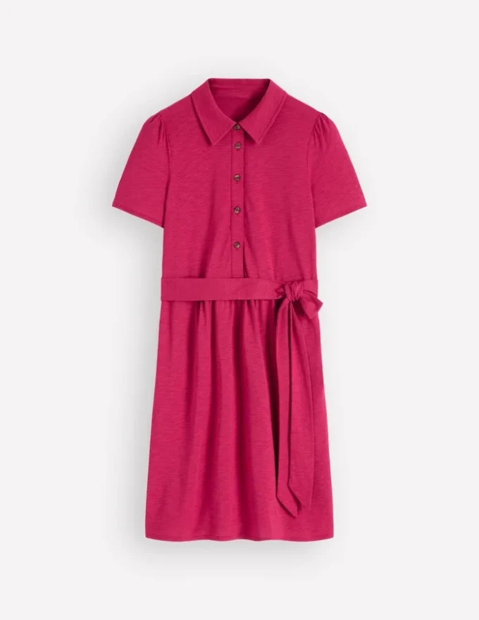 Patti Short Jersey Shirt Dress Sweet Cherry Patti Short Jersey Shirt Dress Sweet Cherry