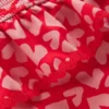 Peplum Smocked Swimsuit Rockabilly Red Collage Hearts Peplum Smocked Swimsuit Rockabilly Red Collage Hearts