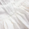 Pintuck Tiered Dress Soft Ivory