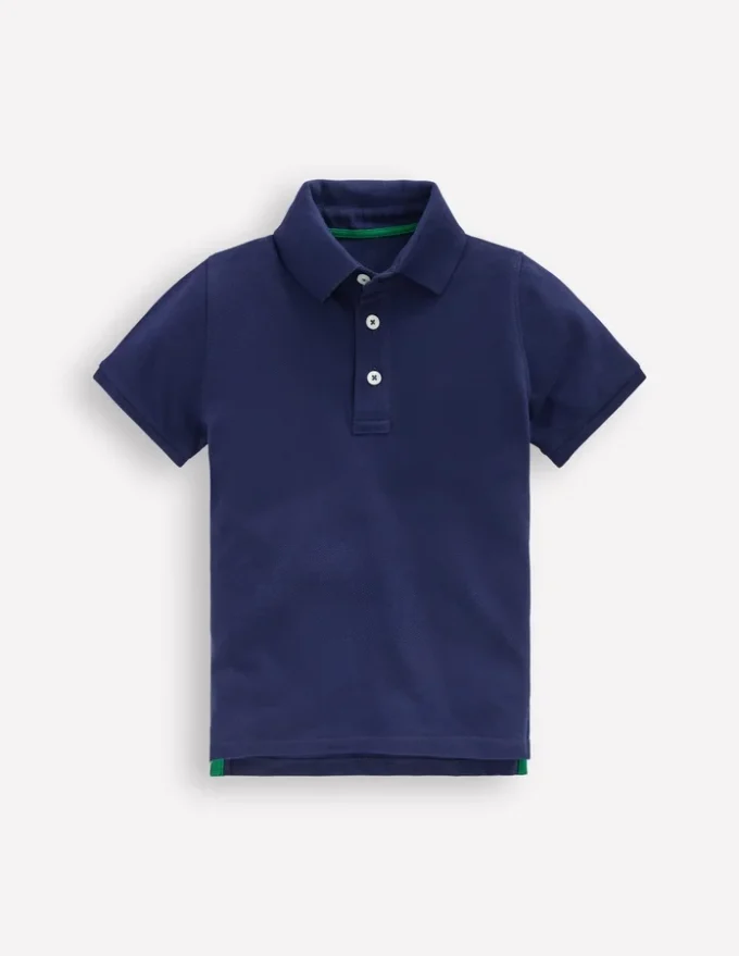 Piqué Polo Shirt College Navy