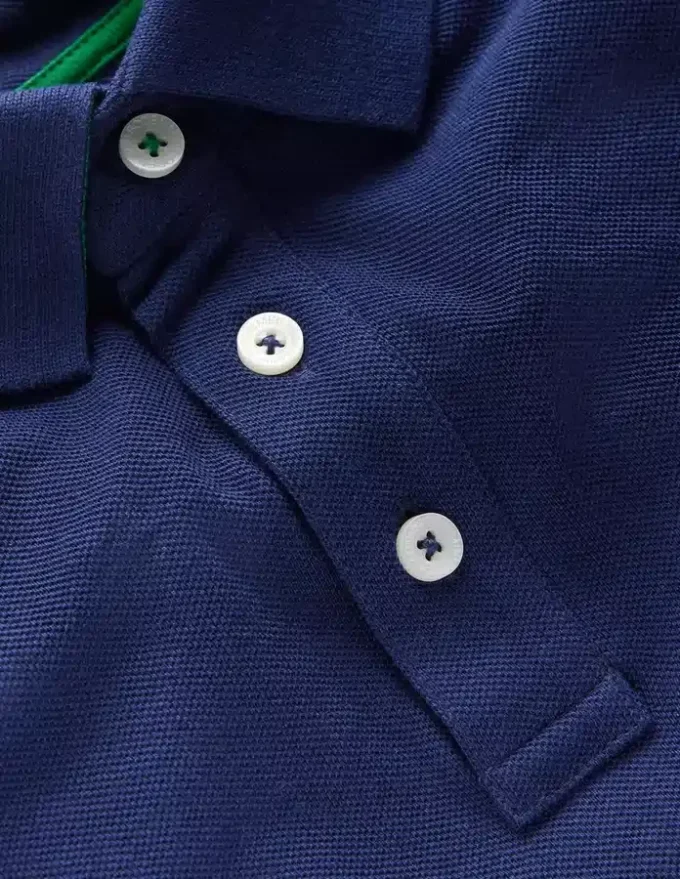 Piqué Polo Shirt College Navy
