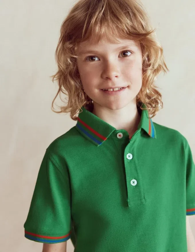 Piqué Polo Shirt Highland Green Piqué Polo Shirt Highland Green
