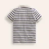 Piqué Polo Shirt Ivory/College Navy