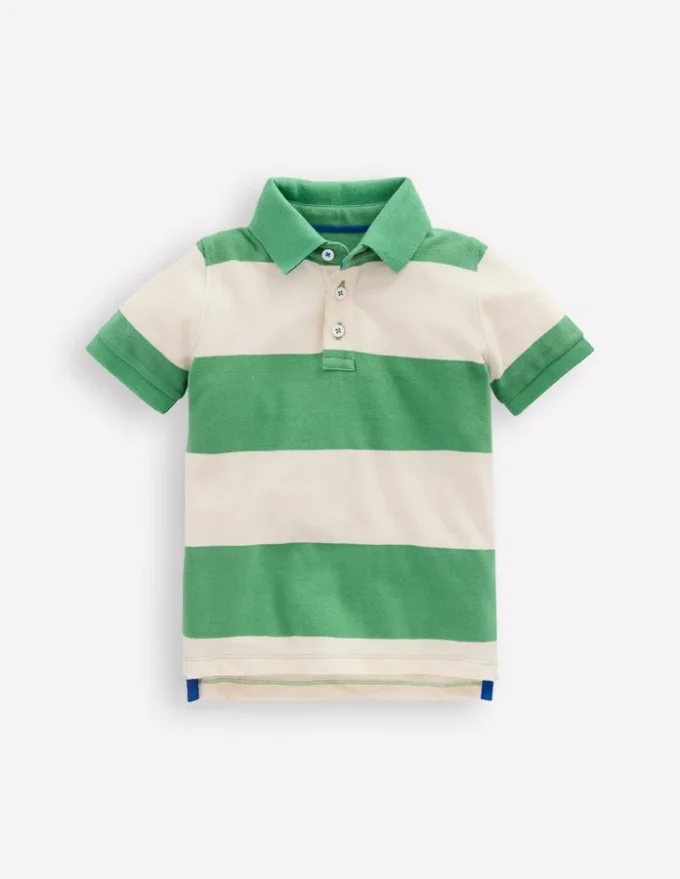 Piqué Polo Shirt MING GREEN / COCONUT MILK Piqué Polo Shirt MING GREEN / COCONUT MILK
