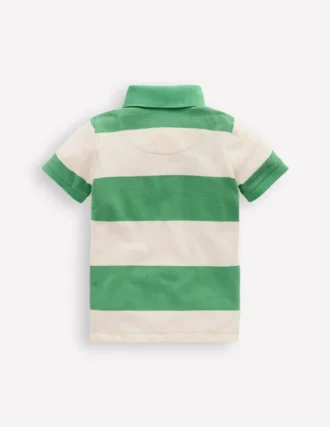 Piqué Polo Shirt MING GREEN / COCONUT MILK