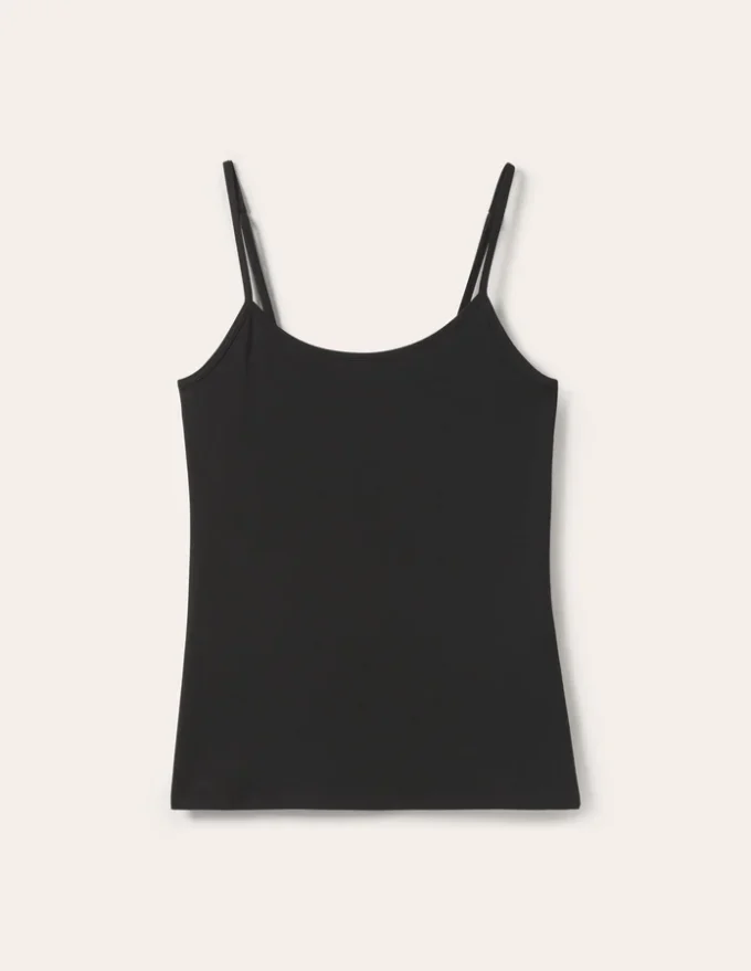 Plain Cami Top Black