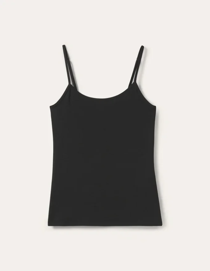 Plain Cami Top Black