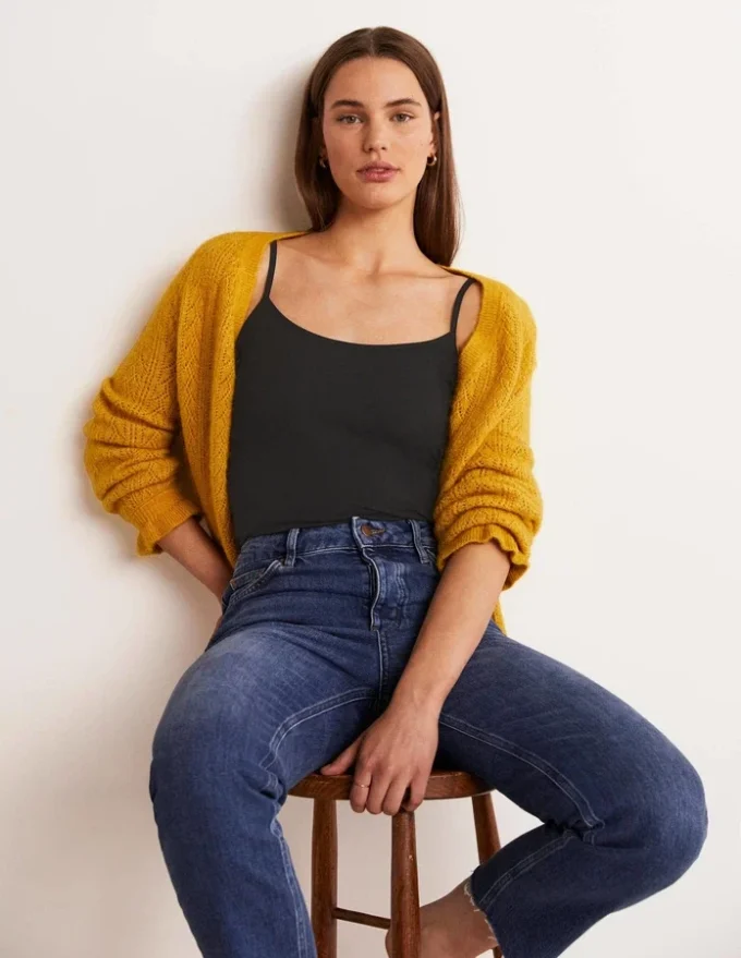Plain Cami Top Black