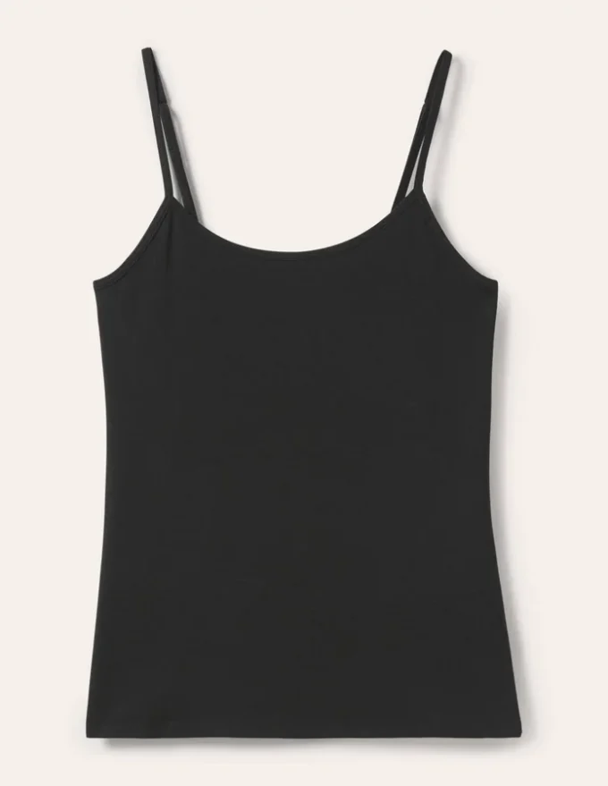 Plain Cami Top Black