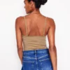Plain Cami Top Medium Beige