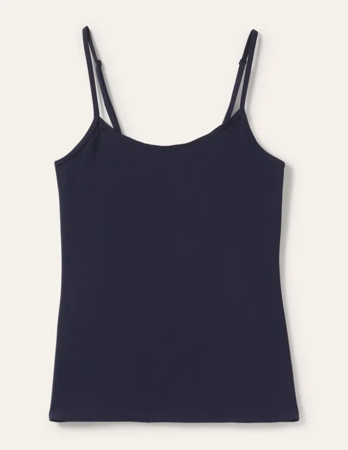 Plain Cami Top Navy