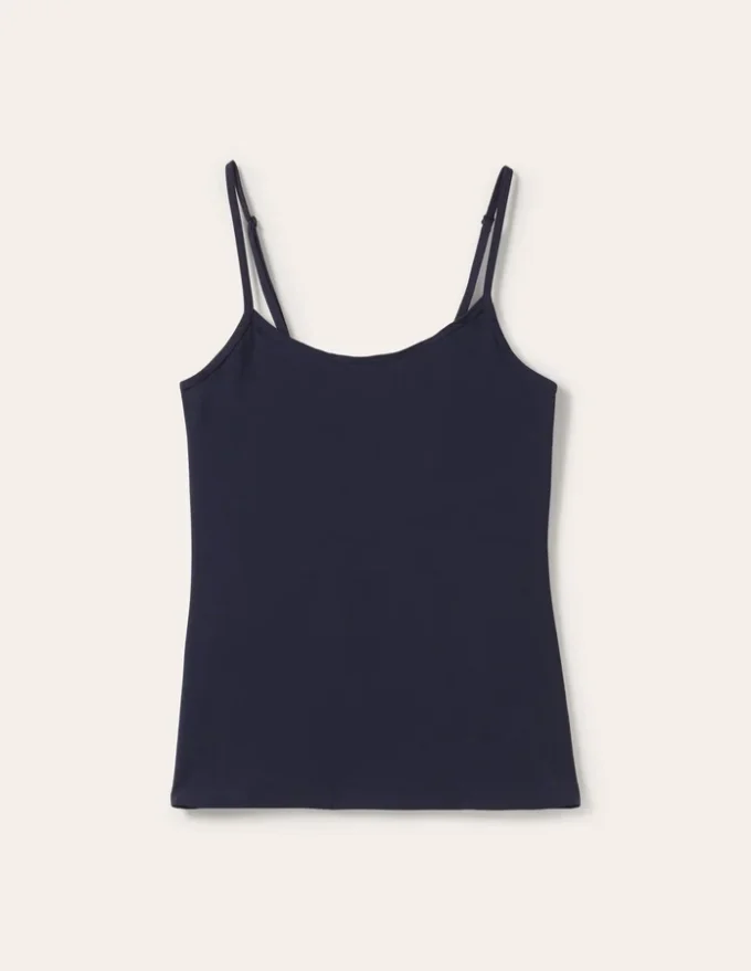 Plain Cami Top Navy