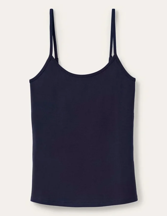 Plain Cami Top Navy