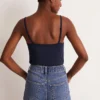 Plain Cami Top Navy