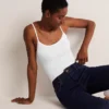 Plain Cami Top White