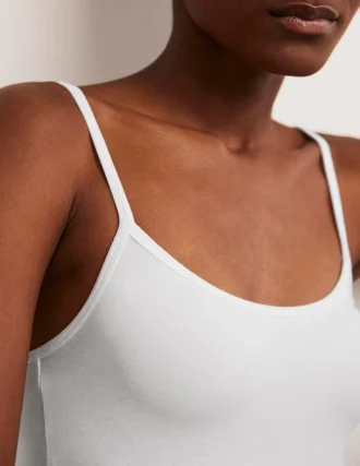 Plain Cami Top White
