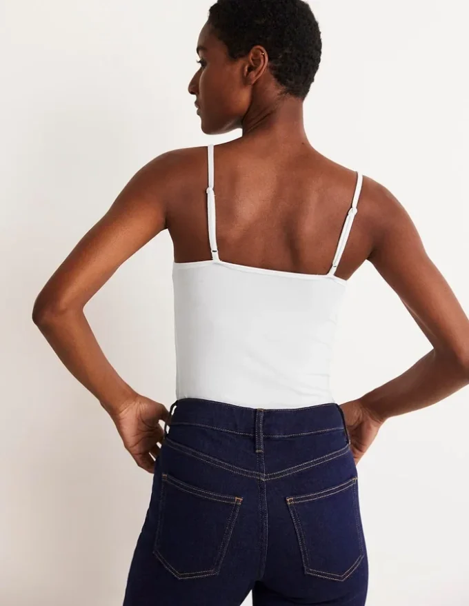 Plain Cami Top White