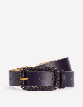 Plait Hardware Belt Navy