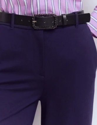 Plait Hardware Belt Navy