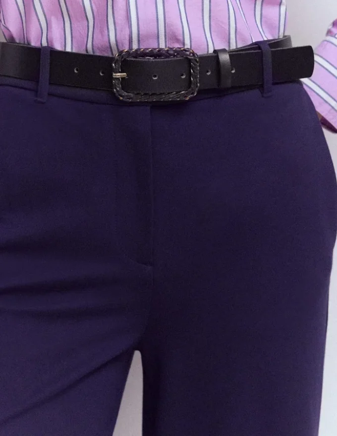 Plait Hardware Belt Navy Plait Hardware Belt Navy