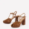 Platform Cage Sandals Tan Platform Cage Sandals Tan