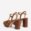 Platform Cage Sandals Tan Platform Cage Sandals Tan