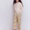 Pleat Jeans Ivory Sunflower Garden Pleat Jeans Ivory Sunflower Garden