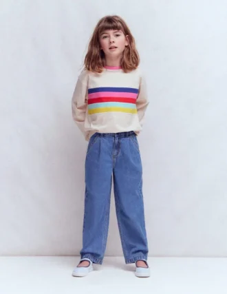 Pleat Jeans Mid Vintage Denim