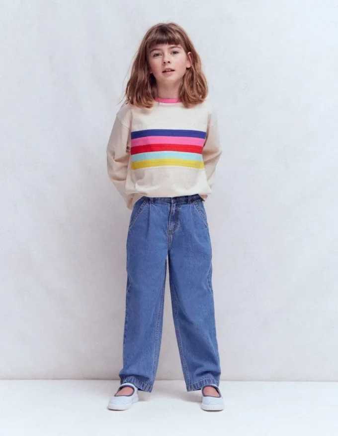 Pleat Jeans Mid Vintage Denim