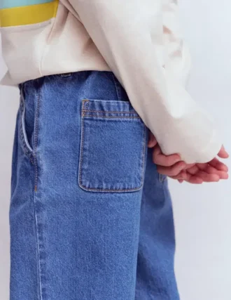 Pleat Jeans Mid Vintage Denim