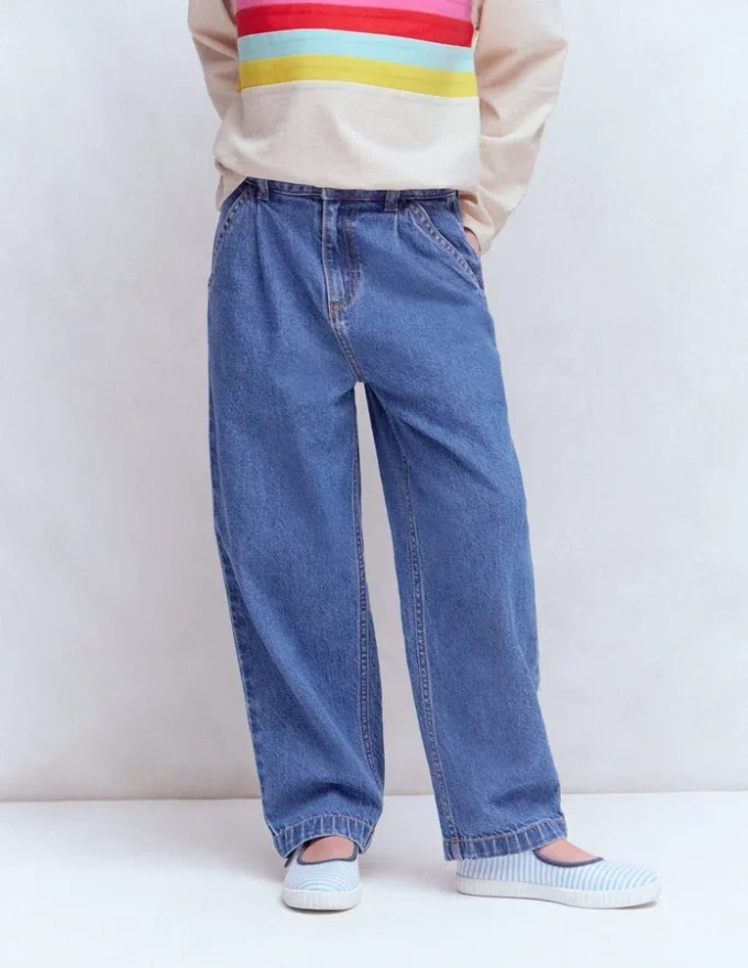 Pleat Jeans Mid Vintage Denim
