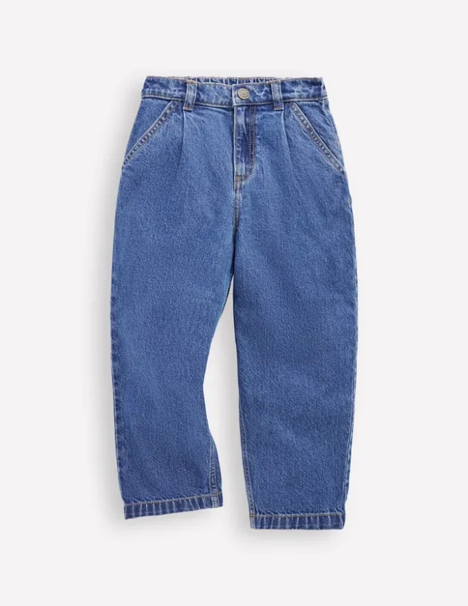 Pleat Jeans Mid Vintage Denim