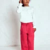 Pleat Jeans Raspberry Pink Pleat Jeans Raspberry Pink