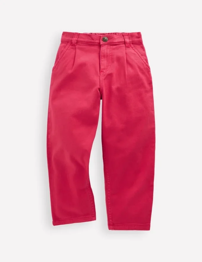 Pleat Jeans Raspberry Pink Pleat Jeans Raspberry Pink