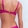 Pleated Cup Bikini Top Bright Fuchsia