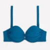 Pleated Cup Bikini Top Oceanside