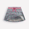 Pleated Jersey Skort Blue Cherries Pleated Jersey Skort Blue Cherries